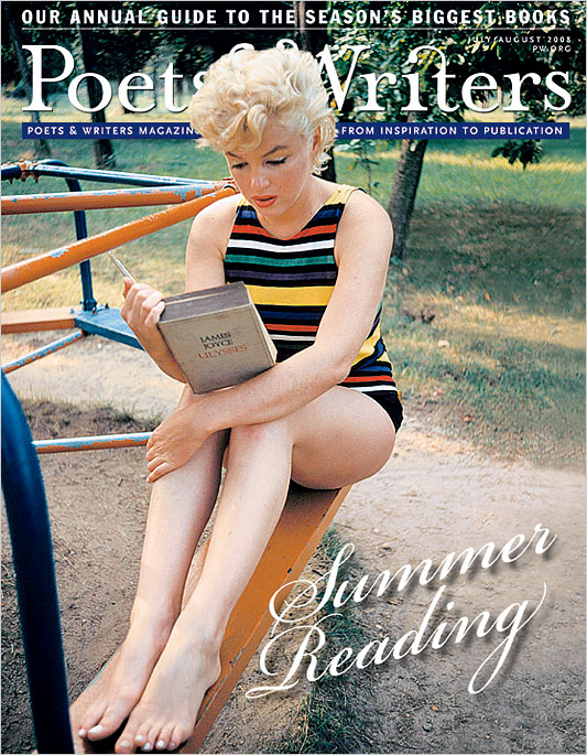 Love the cover of the new issue of Poets and Writers in which Marilyn 